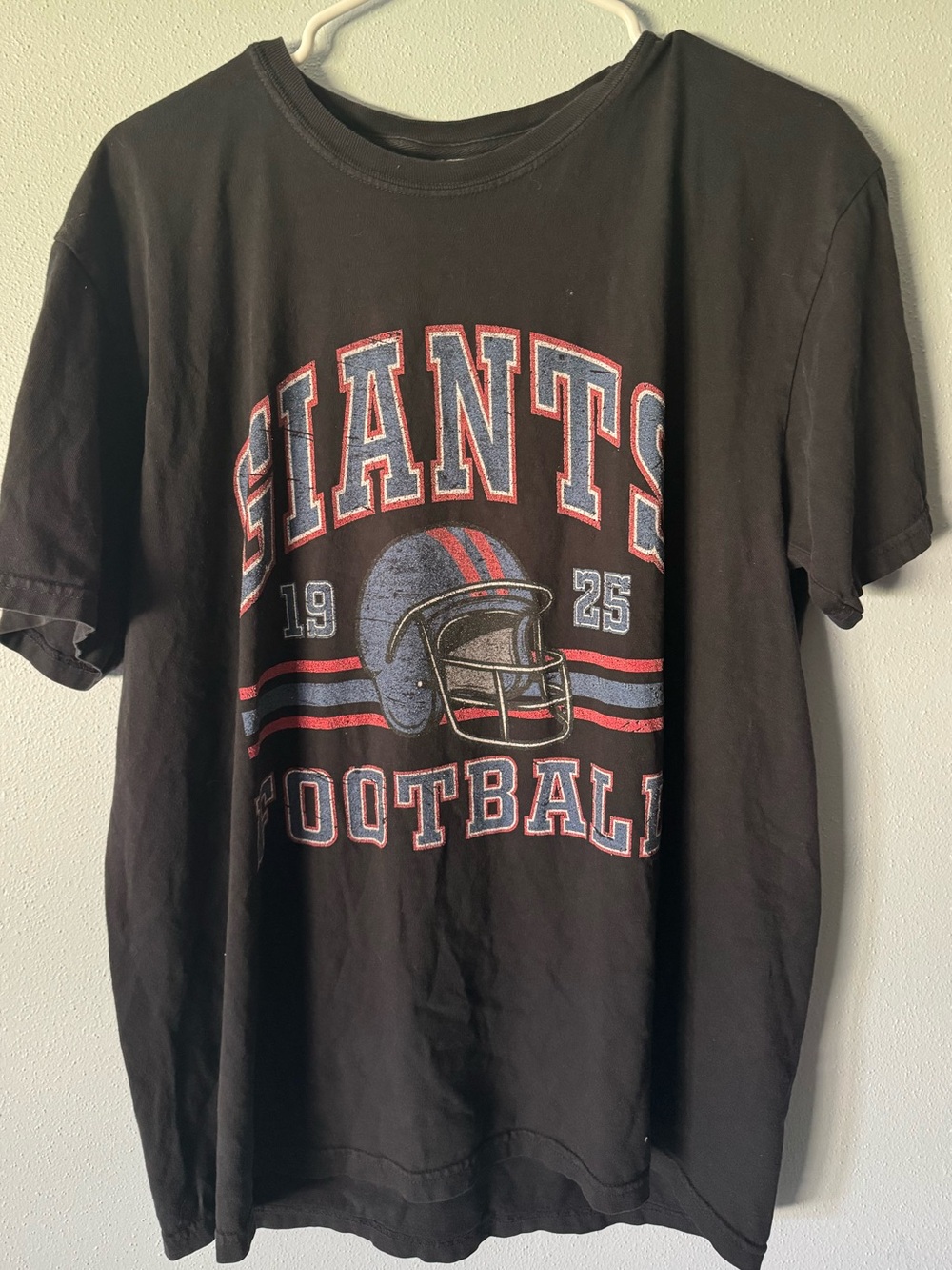 NFL Giants Black Graphic Tee